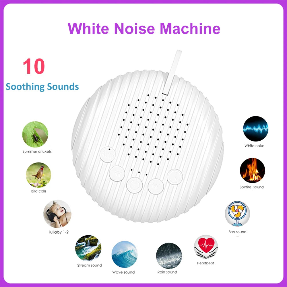 CalmWave Sleep Sound Machine – Portable White Noise Device