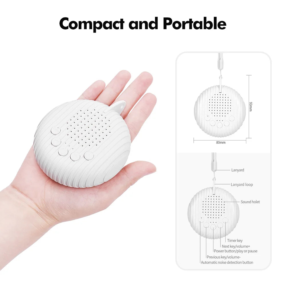 CalmWave Sleep Sound Machine – Portable White Noise Device