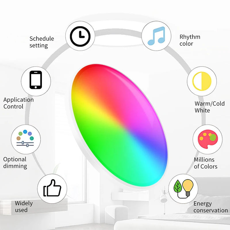 SmartWiFi Round LED Lamp