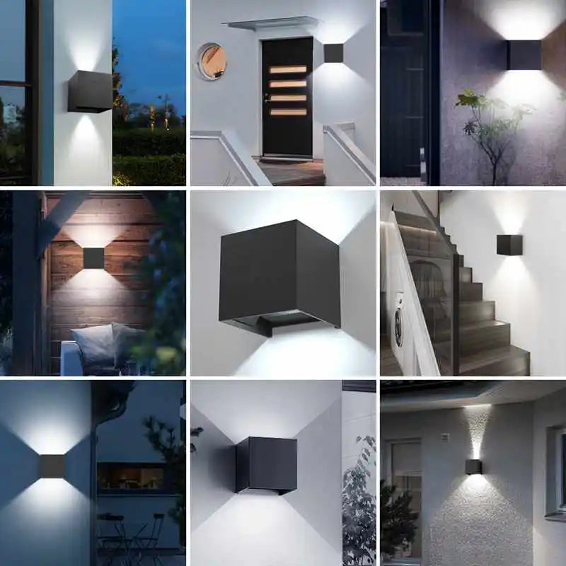 Outdoor Waterproof LED Wall Light – IP65 Sconce for Porch & Garden