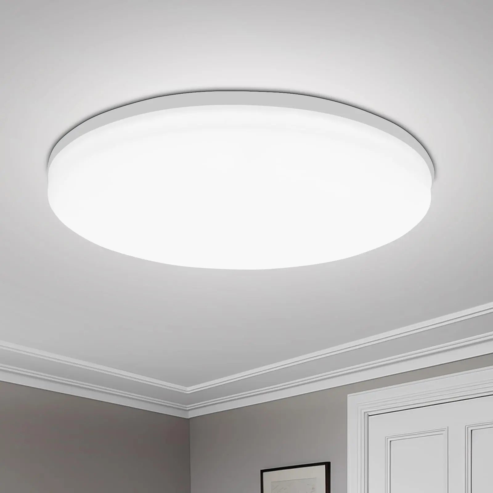 Modern Round LED Ceiling Light – Home & Bedroom Décor