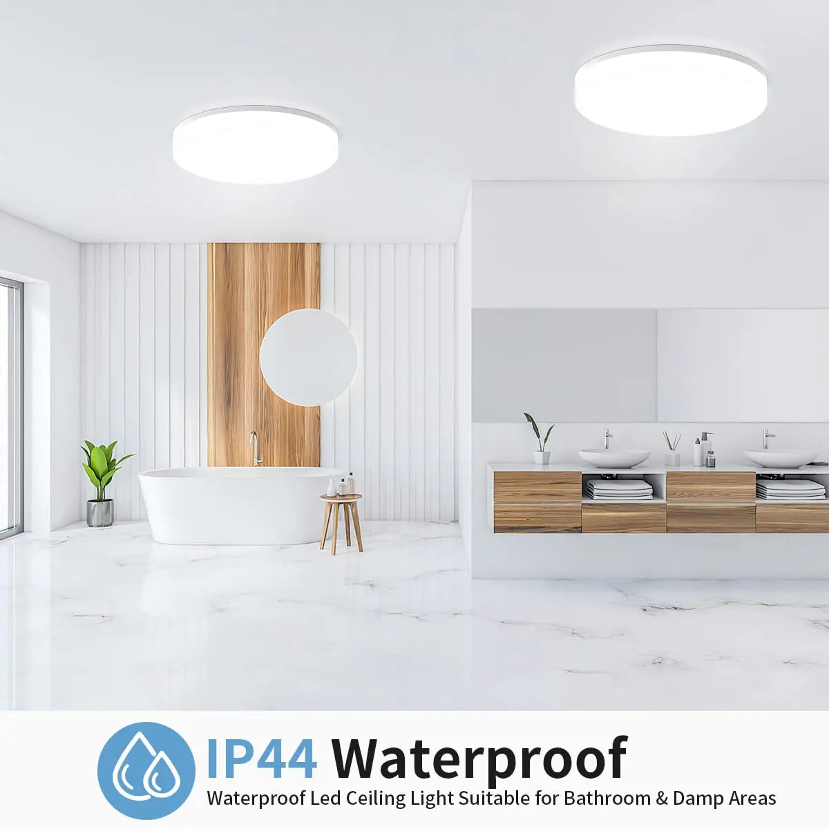 Modern Round LED Ceiling Light – Home & Bedroom Décor