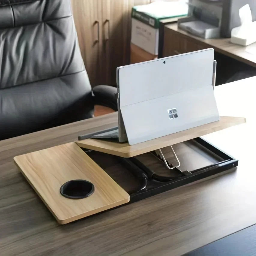 Foldable Adjustable Laptop Desk – Ergonomic & Space-Saving