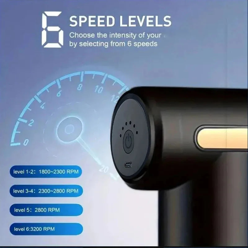 Wireless Mini Massage Gun – Neck & Muscle Relaxation