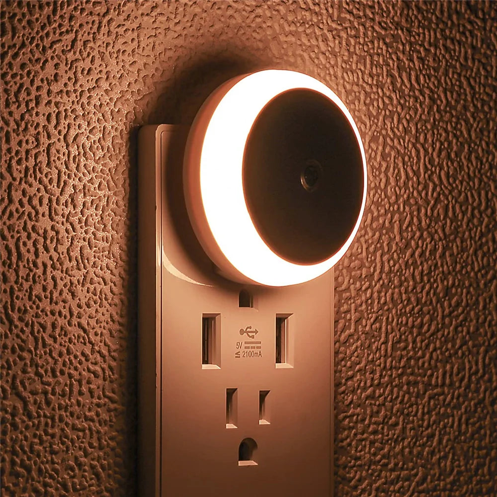 LED Night Light – Plug-In Smart Sensor with Auto Dusk-to-Dawn