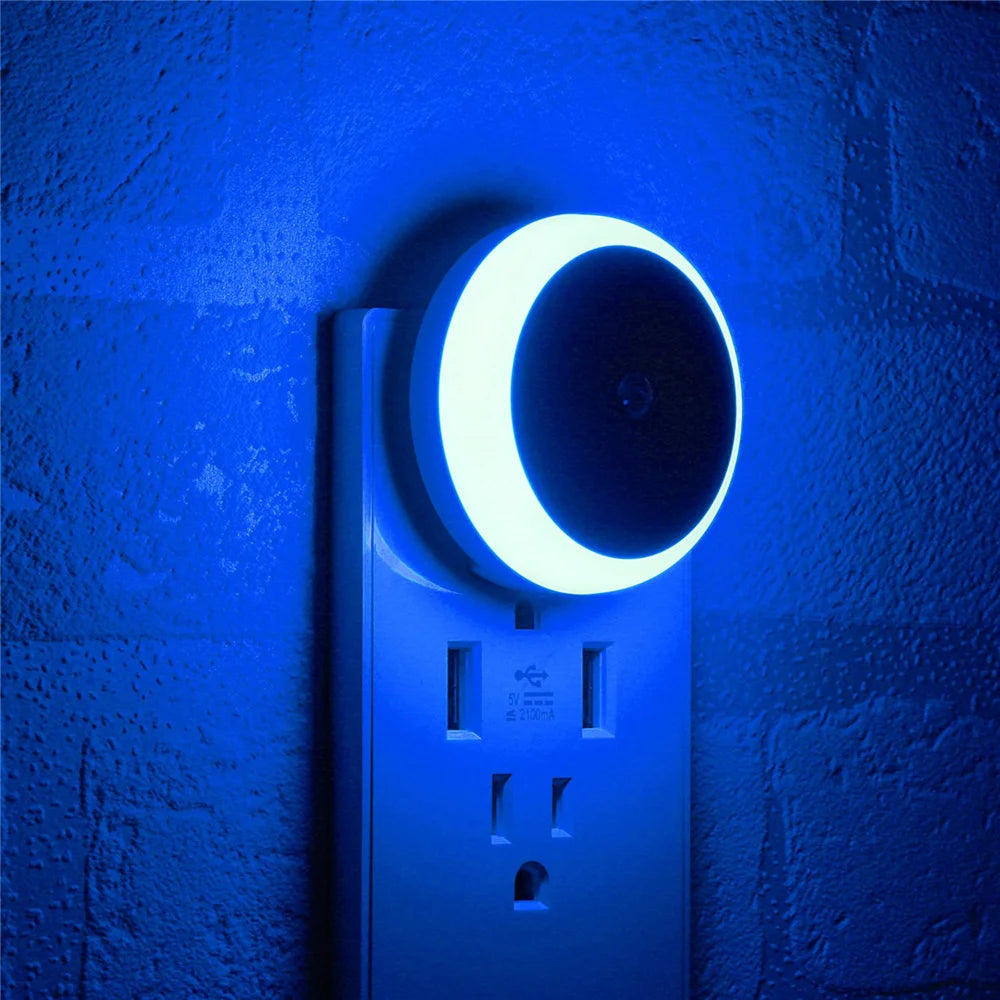 LED Night Light – Plug-In Smart Sensor with Auto Dusk-to-Dawn