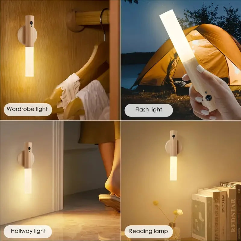 Smart Motion Sensor Night Light – Rechargeable LED & Magnetic