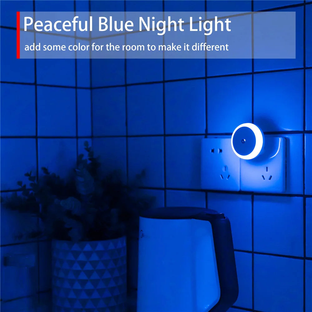 LED Night Light – Plug-In Smart Sensor with Auto Dusk-to-Dawn