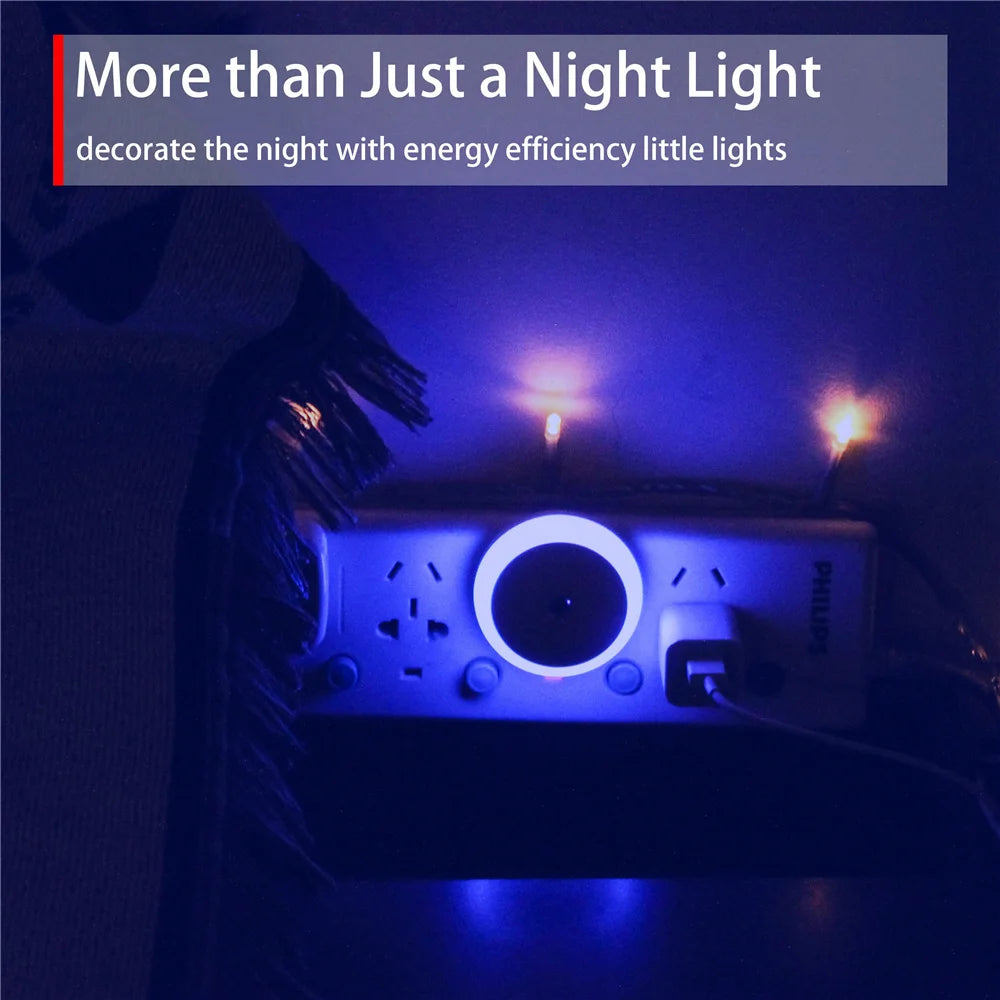 LED Night Light – Plug-In Smart Sensor with Auto Dusk-to-Dawn