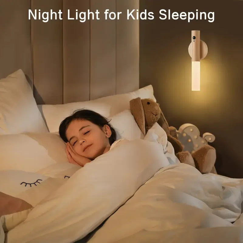 Smart Motion Sensor Night Light – Rechargeable LED & Magnetic