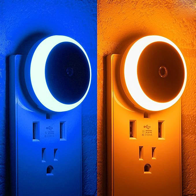 LED Night Light – Plug-In Smart Sensor with Auto Dusk-to-Dawn