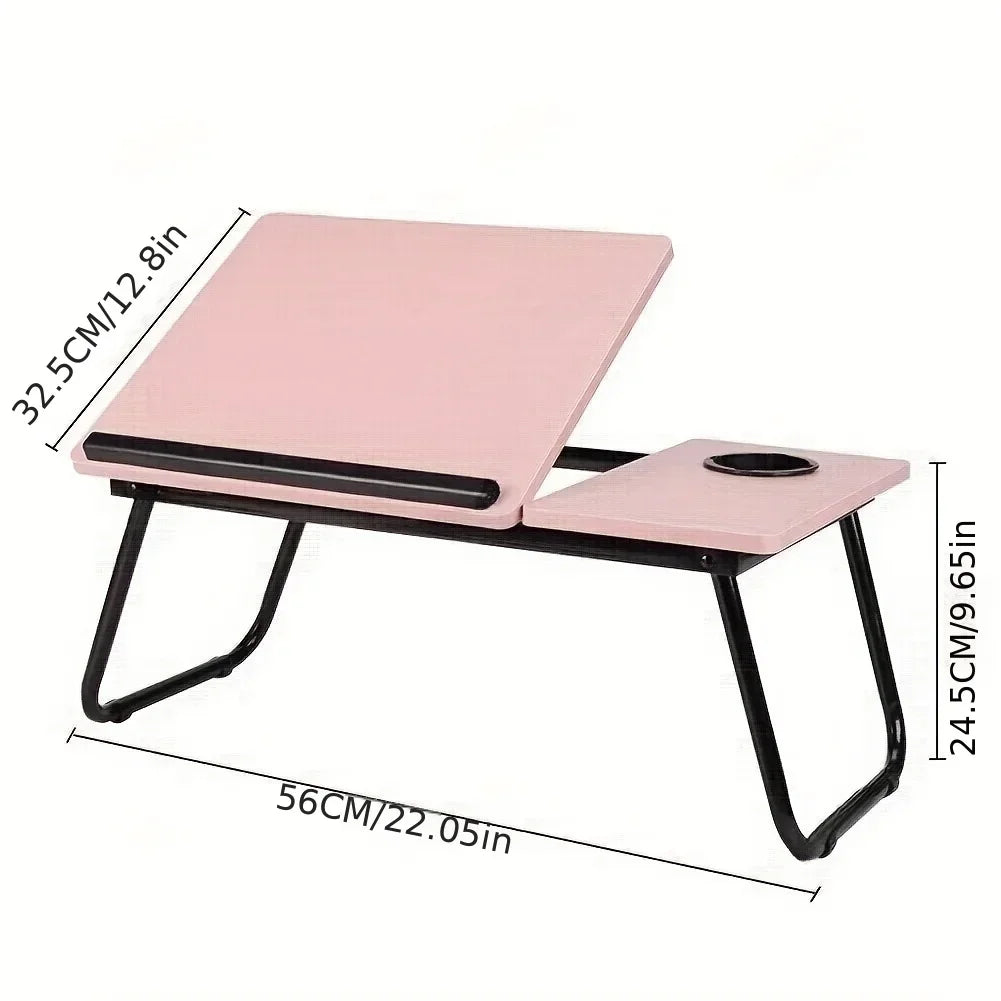 Foldable Adjustable Laptop Desk – Ergonomic & Space-Saving