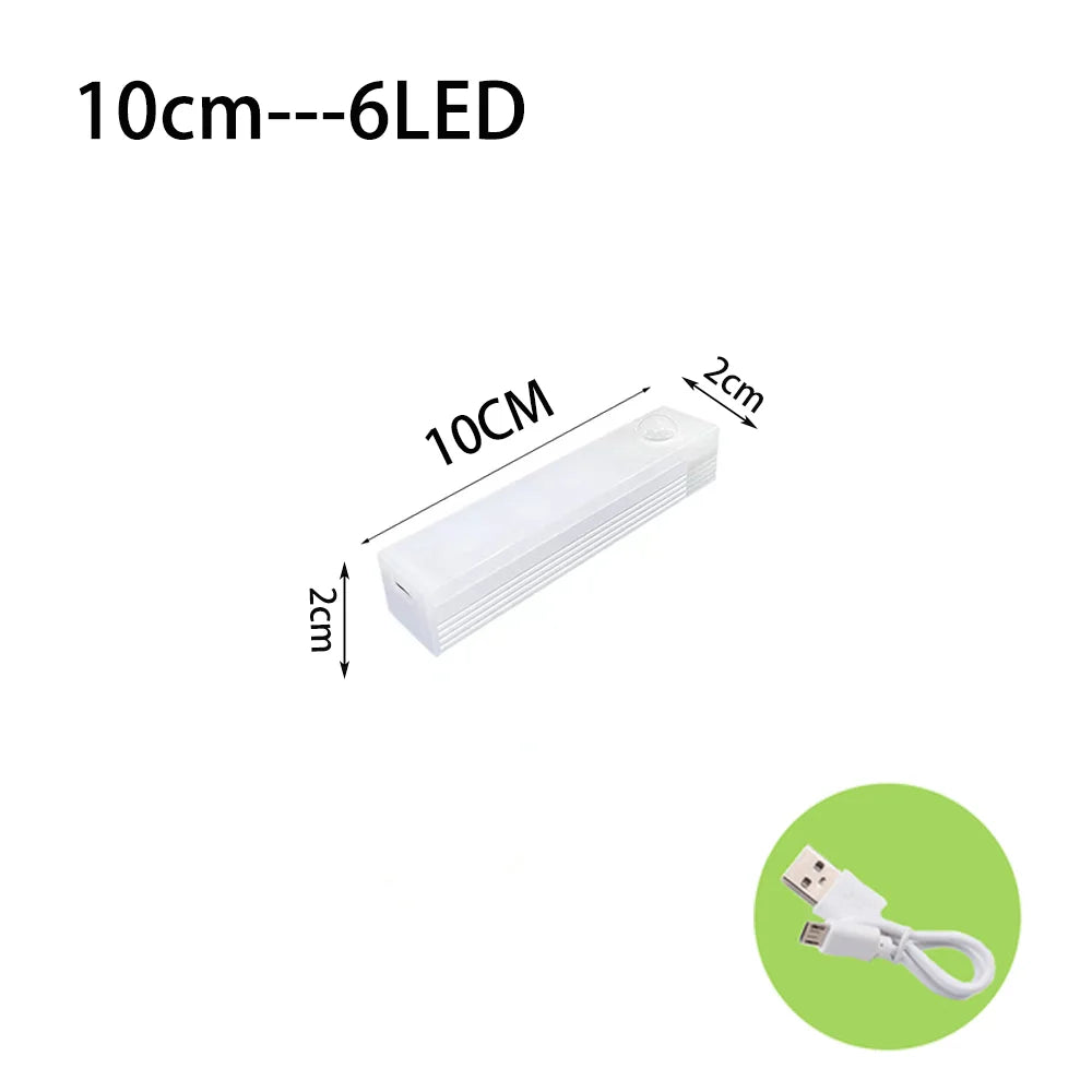 Wireless LED Motion Sensor Light – Type-C Rechargeable Night Lamp