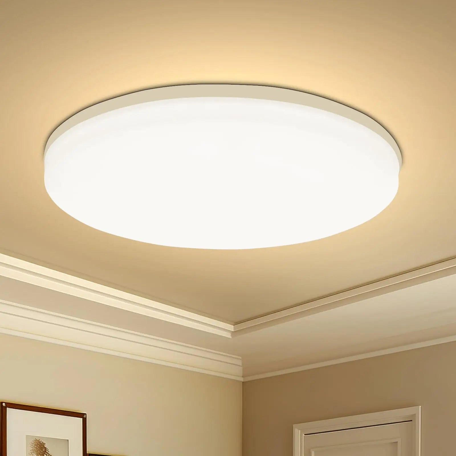 Modern Round LED Ceiling Light – Home & Bedroom Décor
