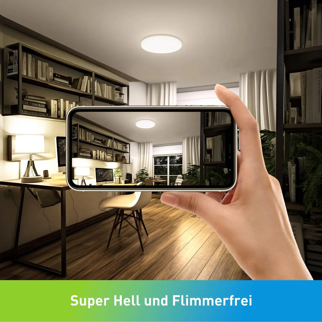 Modern Round LED Ceiling Light – Home & Bedroom Décor