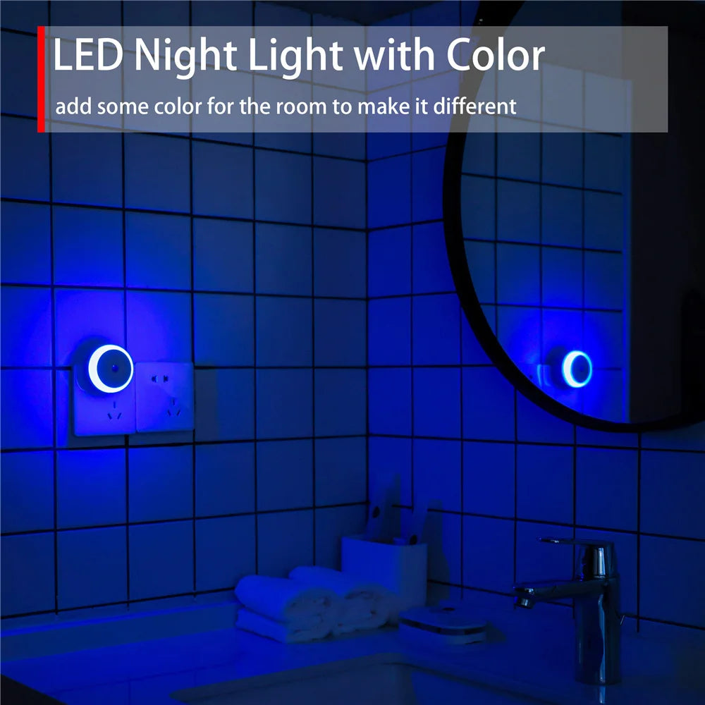 LED Night Light – Plug-In Smart Sensor with Auto Dusk-to-Dawn